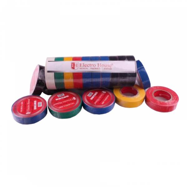 Pvc Adhesive Tape Blue Black White Yellow Green Yellow-green Red 17m Insulation Material Pvc Electrical Tape Waterproof Oilproof